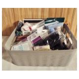 Girly Basket filled with new/sealed items.