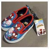 Size 7 marvel Spidey amazing friends, boys shoes,