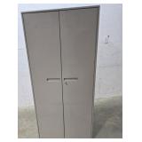 2 Door Metal Wardrobe With Key 30"18"64"