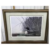 Pencil signed & Numbered Loon Print- Quiet Water