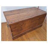 Early Dovetailed blanket chest 36"18"17"