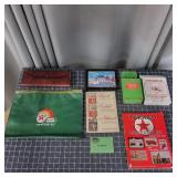 8pc Texaco Collectables book Map holder