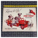 Q3 Rarin to go Sign Texaco 16 X 11