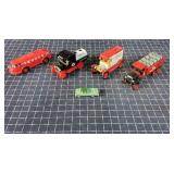 R3 5Pc Texaco Trucks Diecast Banks