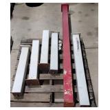 H1 6pc steel porch posts 4x4 size var lengths