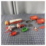 C3 11pc chop wagon, Tonka firetruck, IH planter, w