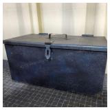 G3 22 1/2"LX12"x12" Steel Box w Hasp