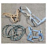 K2 4Pc Horse & Foal Halters Nylon / leather