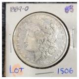 MC 1889 - O Morgan Dollar