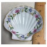 Limoges porcelain shell dish