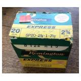 Remington Express 20 gauge box