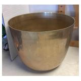 Large brass bowl