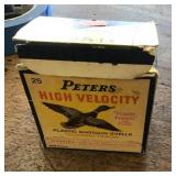 Peters high velocity shotgun shells box