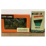 2 boxes of Life-Like shrubs and grass