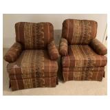 Pair of upholstered side chairs