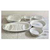 6 pieces of Corning Ware