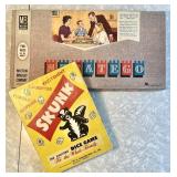 Vintage 1957 Skunk and 1962 Stratego games