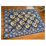 50x64 Blue lap quilt