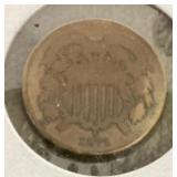 1871 2-cent piece