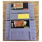 2 Super Nintendo Zelda games