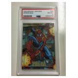 Marvel Spider-Man trading card -- Graded 8