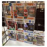 10 Funko Pop! figures