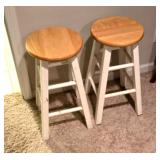 2 counter height stools