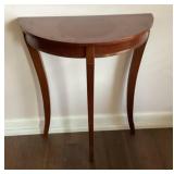 3-legged half round side table