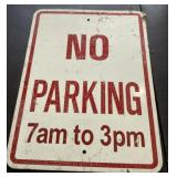 18x24 No Parking street sign