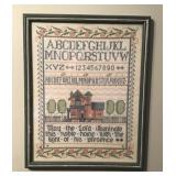 Needlepoint sampler