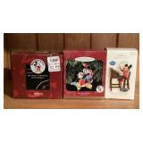 3 Hallmark Keepsake Disney ornaments