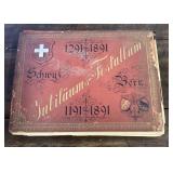 Antique 1891 Swiss Anniversary Album