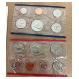 1981 D and 1981 P US uncirculated coin set