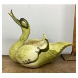 Hull green swan planter