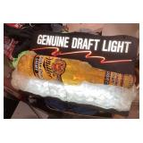 32" Miller Light beer sign --works