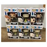 6 Funko Pops