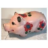 Large chalkware pig bank