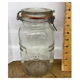 Italian half gallon canning jar