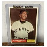 1961 Topps Juan Marichal baseball card