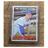 1967 Topps Don Drysdale baseball card