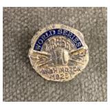 1925 Washington World Series press pin