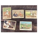 1959 Fleer Ted Williams story cards x5