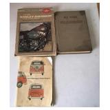 Harley and Volkswagen repair manuals