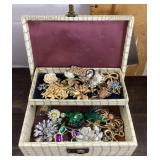 Jewelry box with contents