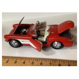 Bburago diecast 1957 Chevy Corvette convertible