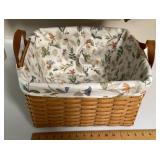 Longaberger basket with liner