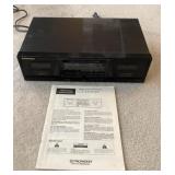 Pioneer double cassette deck CT-W302R