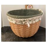 Longaberger basket with insert