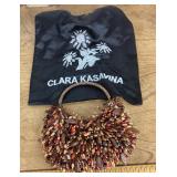 Clara Kasavina beaded purse with dust bag