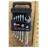 NEW 6 pc standard combo wrenches